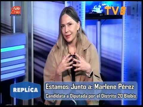 Entrevista en Replica a Marlene Peréz Candidata Diputada Distrito 20 Biobío 17 10 2025